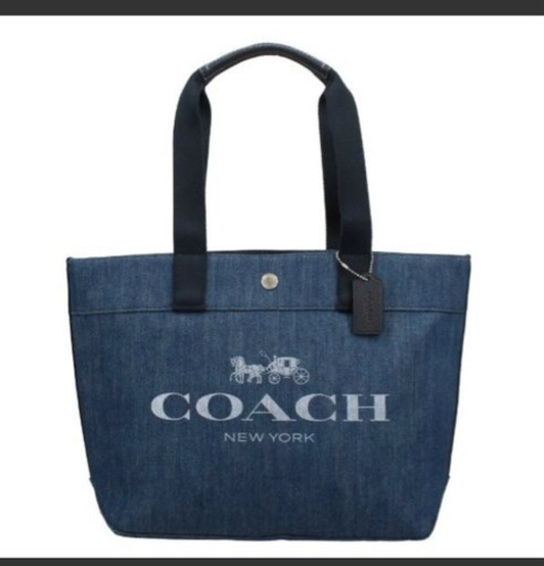 【新品】COACH デニム トートバッグ
