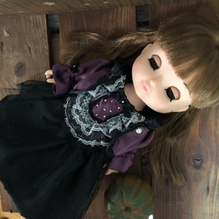 ソランちゃん、メルちゃん用 ドレス、ボレロ2点セットの画像