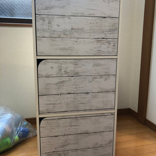 ニトリ　カラーボックス　扉付き　無料の画像