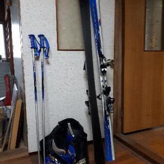 スキー一式、板、ストック、靴セット①