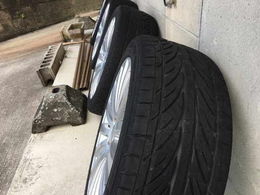 【値下げ】美品！レガシー（BR/BM)純正18インチホイール+ハンコック225/45R18　４本セット　