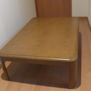 こたつ コタツ   暖房器具 継脚式 【家具調こたつ 本体のみ 120cm幅長方形】ブラウンの画像