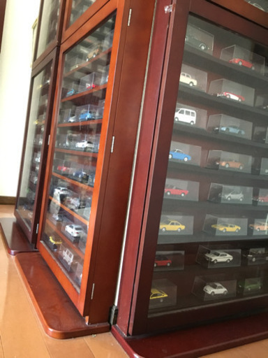 交渉中　　国産名車コレクション 飾り棚 値下げ！！