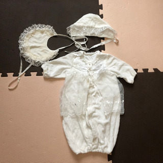 ディズニー お宮参り セレモニー ロンパース スタイ&帽子 ミキハウス