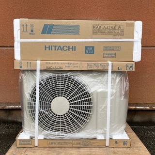 【未開封品】 日立 HITACHI 白くまくん ルームエアコン RAS-AJ28J RAC-AJ28J 単相100V 2.8kw 2019年製 ②