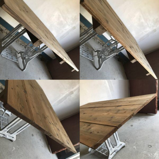 大きい 1580mm 古板 天板 板 机 テーブル ダイニング 古材 床板 看板 陶器台 敷台 台 作業台 アンティーク
