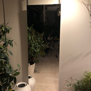 両面ミラー　難あり　幅60 突っ張り　間仕切り