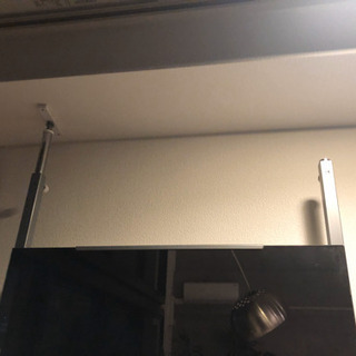 両面ミラー　難あり　幅60 突っ張り　間仕切りの画像