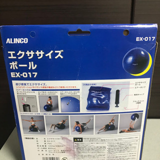 エクササイズボール（未開封未使用）の画像