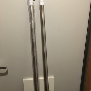 ★新品★ステンレス 伸縮 物干し竿 1.45m~2.65m 室内屋外通用 ものほし竿 2本セットの画像