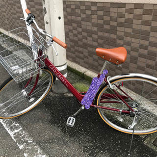 自転車　27インチ　ギア6段階