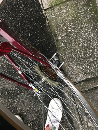 自転車　27インチ　ギア6段階