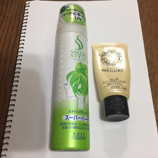 スタイリングムース(ハード)とヘアトリートメント