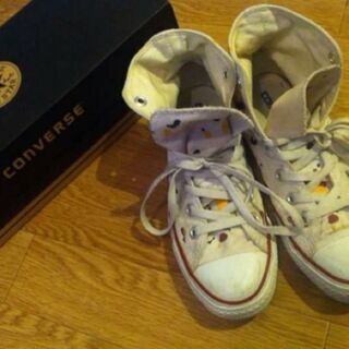 converse ペイントスプラッター ハイカット