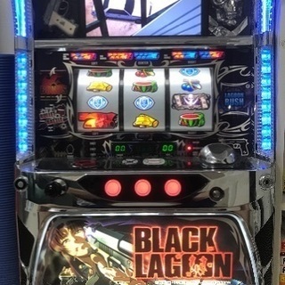 【パチスロ実機】初代ブラックラグーン(コイン400枚付き)