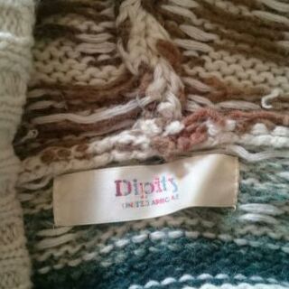 カラフルニット フーディーの画像