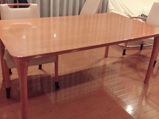 カリモク　大型食堂テーブル、ダイニングテーブル