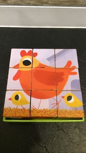 DJECO ジェコ 9キューブ コットコット＆シェ キューブパズル