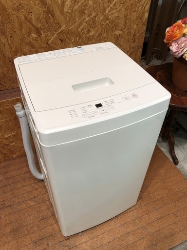 無印良品 2019年 5.0kg 全自動洗濯機 MJ-W50A 美品