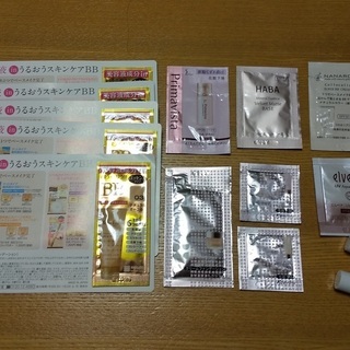 化粧下地・シャンプー等の試供品