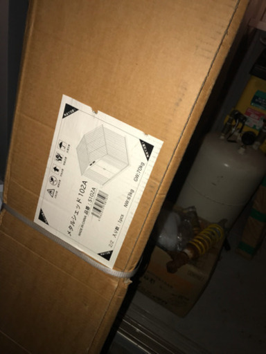 中華製新品未使用組立式物置(ホワイト