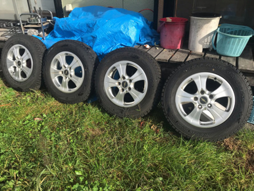 ★パジェロミニ、テリオスキッド用9部山以上アルミ付スタッドレス