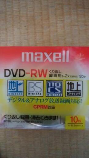 DVD-RW繰り返し録画用100枚段ボール入り
