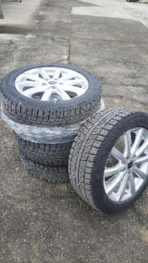 【再値下げ】スタッドレス 17インチ BRIDGESTONE ４本セット 溝は約7㎜ ホイール＆ナット付
