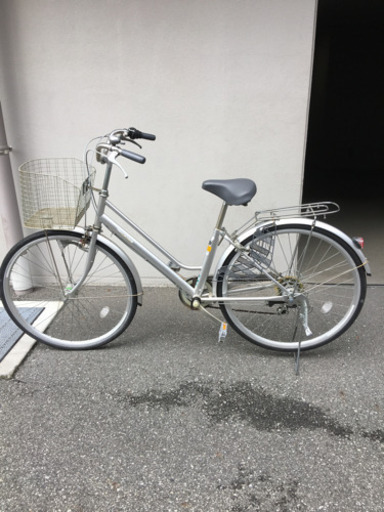 ママチャリ 中古 空気入れ必要なし