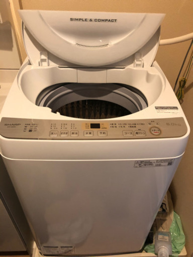 洗濯機　SHARP ES-GE6C