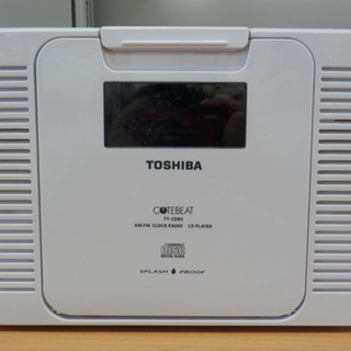 PayPay対応 東芝 防水CDクロックラジオ ACアダプター欠...