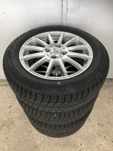 ブリヂストン  175/65r15 スタッドレス JOKER アルミホイール付 バリ山 イボ付 オフセット42 PCD100 ハブ径72mm 大処分