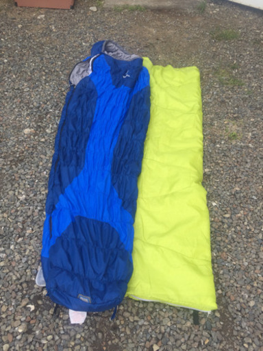 中古 寝袋2個セット