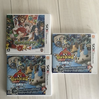  3DSゲームボックス。妖怪ウォッチ。モンスト。