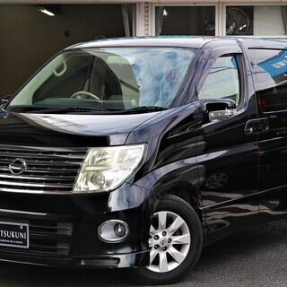 日産 エルグランド Ｖ　エアロ ブラック　人気です！ミツクニ自社ローンで♪の画像