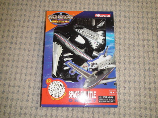 ★新品・未開封品★スペースシャトル on 747★立体パズル63pcs★SPACE SHUTTLE ON 747