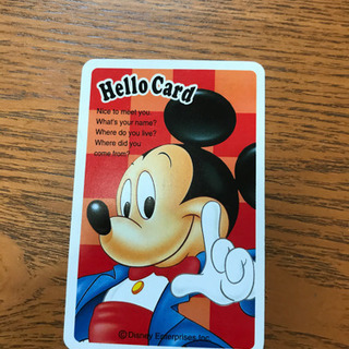 ミッキーのトランプ　　値下げ！の画像