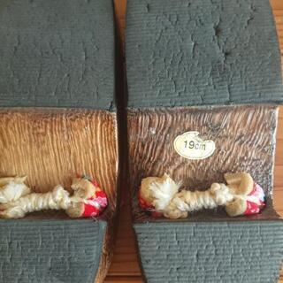 軽い桐下駄 19センチ🍀の画像