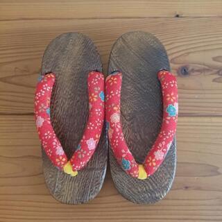 軽い桐下駄 19センチ🍀の画像