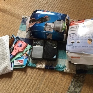 バリカン、ラジオ、散髪セット 近日処分