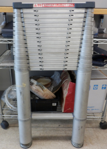 PayPay対応 伸縮はしご 全長6.5m 最大荷重100kg 持ち運び便利 一人用 梯子 折り畳み 札幌市西区西野