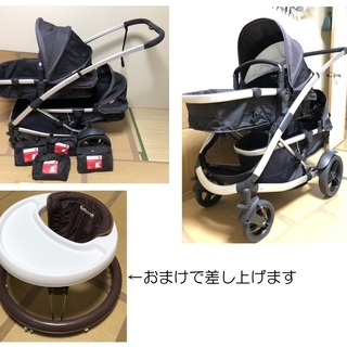 双子用 ベビーカー 新生児対応 フィル＆テッズ プロメナード 首都圏