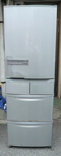 ☆日立 HITACHI R-S42BM 415L 大容量5ドア冷凍冷蔵庫 ビッグ\u0026スリム60◆フロストリサイクル冷却