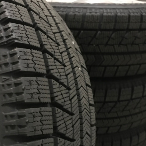 124-2ブリヂストンVRX155/65R14 2018年バリ山イボあり ダイハツ純正アルミホイール付4本セット14×4.5J +45BRIDGESTONEBLIZZAKスタッドレス