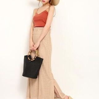 【新品未使用】☆スナイデル Snidel ロングラッセルレース ...