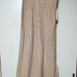 【新品未使用】☆スナイデル Snidel ロングラッセルレース ハイウエスト ロングスカート　サイズ1の画像