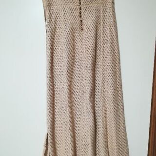 【新品未使用】☆スナイデル Snidel ロングラッセルレース ハイウエスト ロングスカート　サイズ1の画像