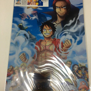 USJ  ワンピース　クリアファイルセットの画像