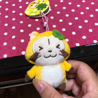 あらいぐまラスカルクローバーマスコット人形