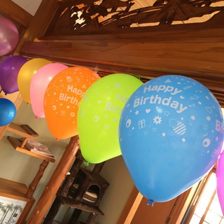 誕生日 風船 HAPPY BIRTHDAYの画像